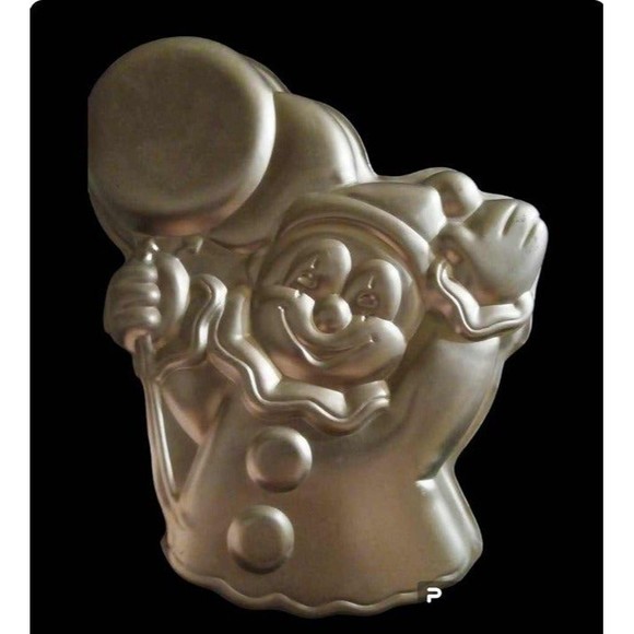 Wilton Cake Pan Vintage 1981 Clown With Balloons Mold 502-3193 Birthday Party - Picture 1 of 2